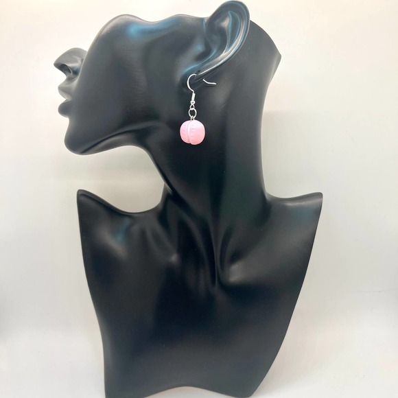 Macaron Cookie Earrings - Snack Earrings - Novelty Earrings- Food Earrings - Picture 7 of 11